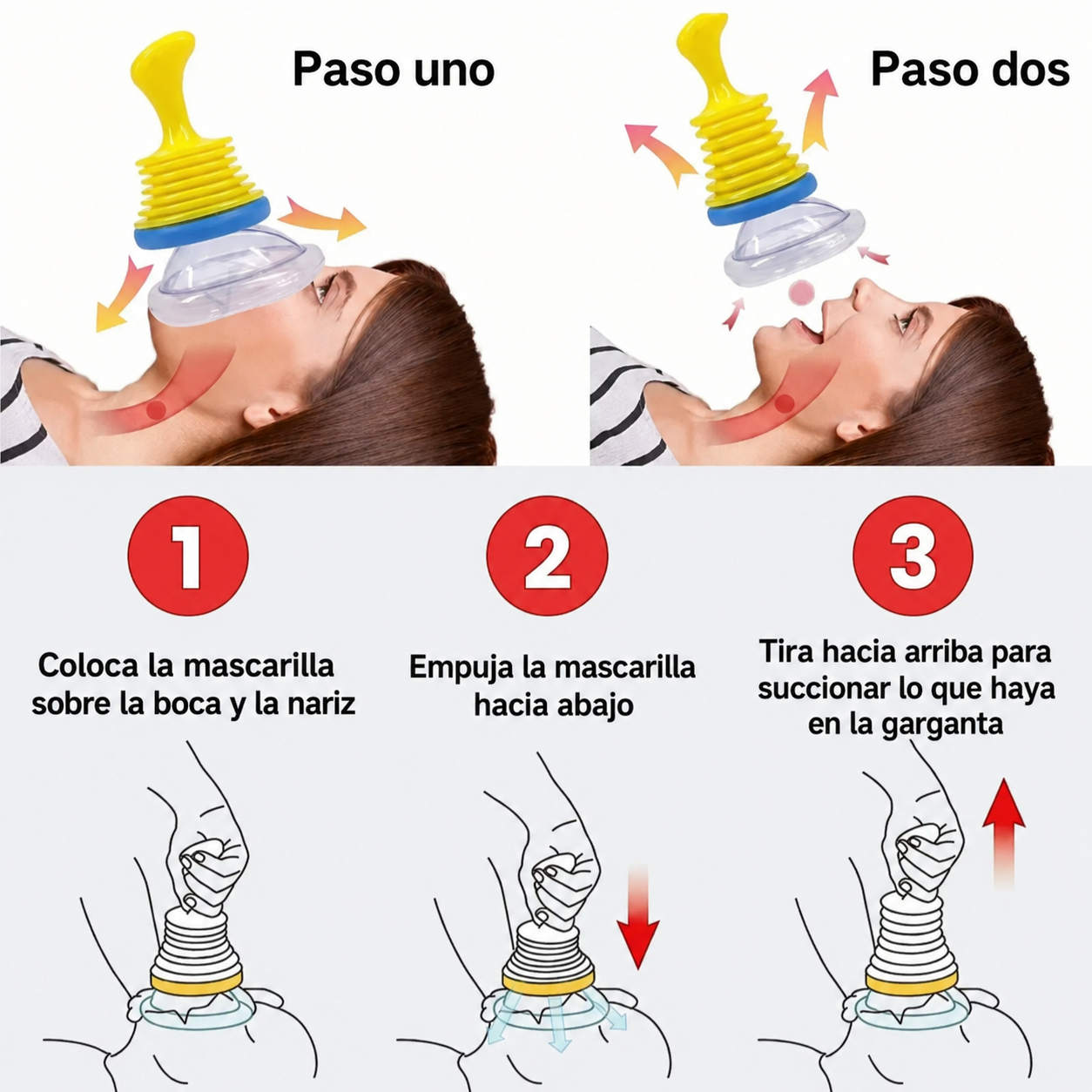 AirSafe Oxigen - Dispositivo Anti Atragantamiento